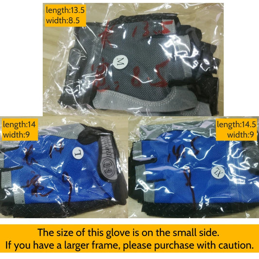Half-Finger Gel Pad Fitness Gloves for Workout & Cycling