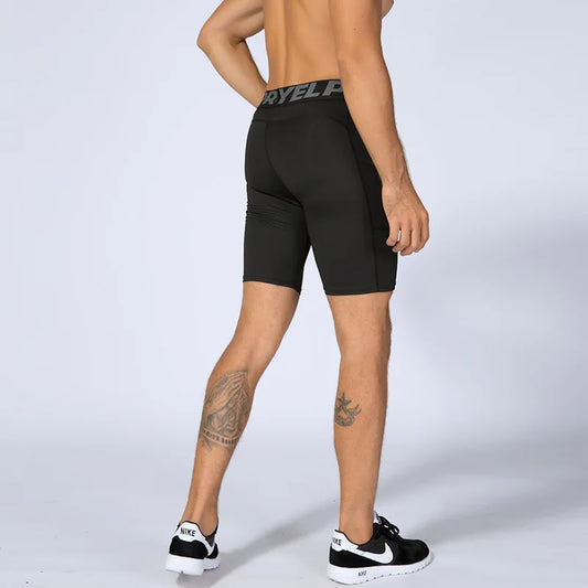Compression Running Shorts with Pocket