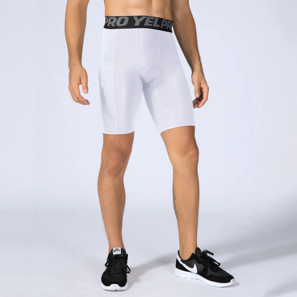 Compression Running Shorts with Pocket