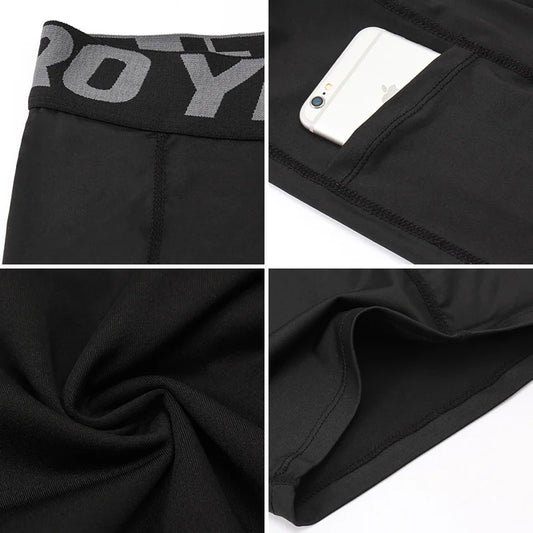 Compression Running Shorts with Pockets
