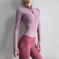Zip-Up Long Sleeve Sports Jacket