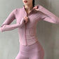 Zip-Up Sports Jacket for Yoga & Running