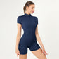 One-Piece Zipper Workout Jumpsuit