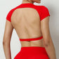Backless Sports Crop Top