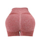High-Waist Yoga Shorts with Scrunch