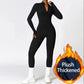 One-Piece Zipper Workout Jumpsuit