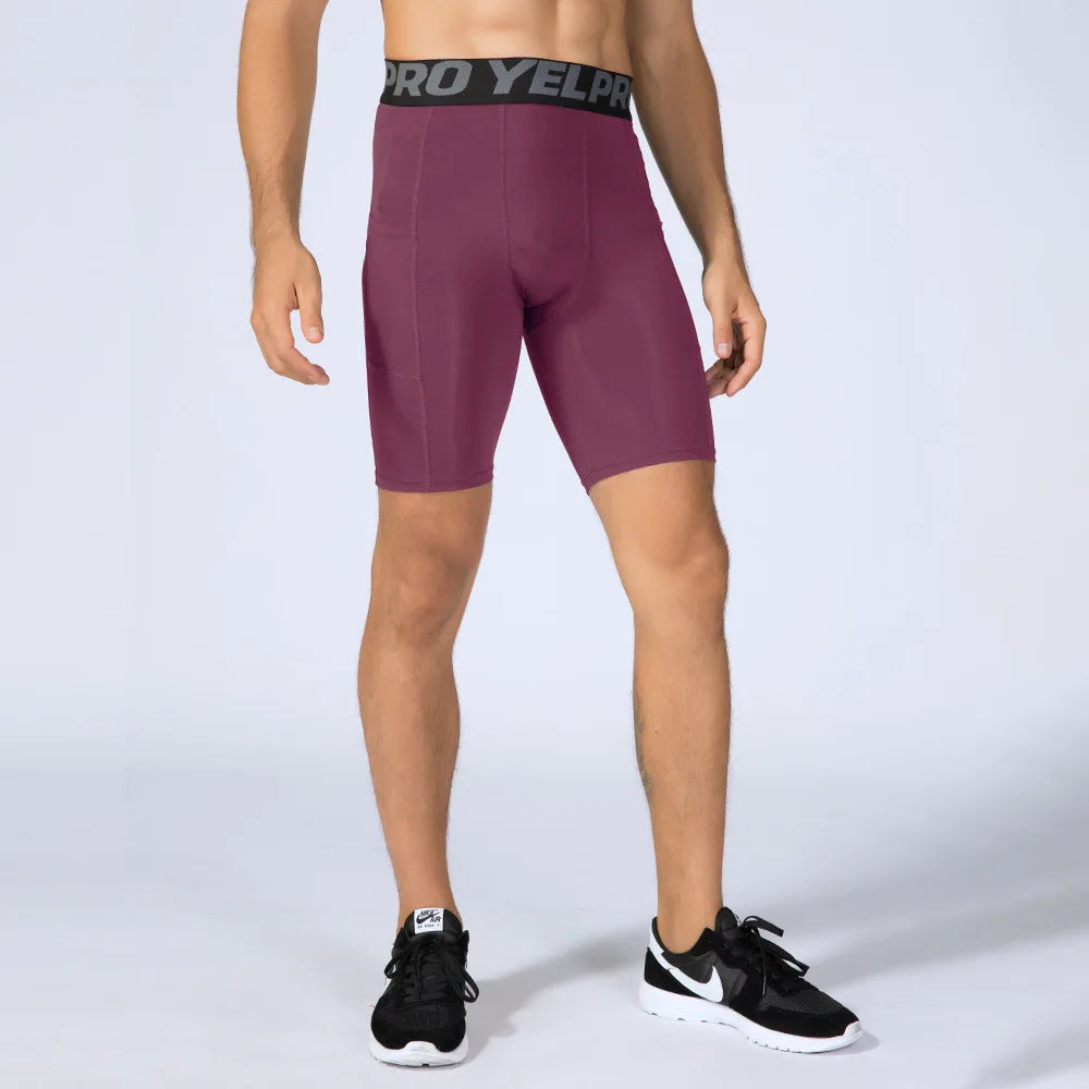 Compression Running Shorts with Pockets