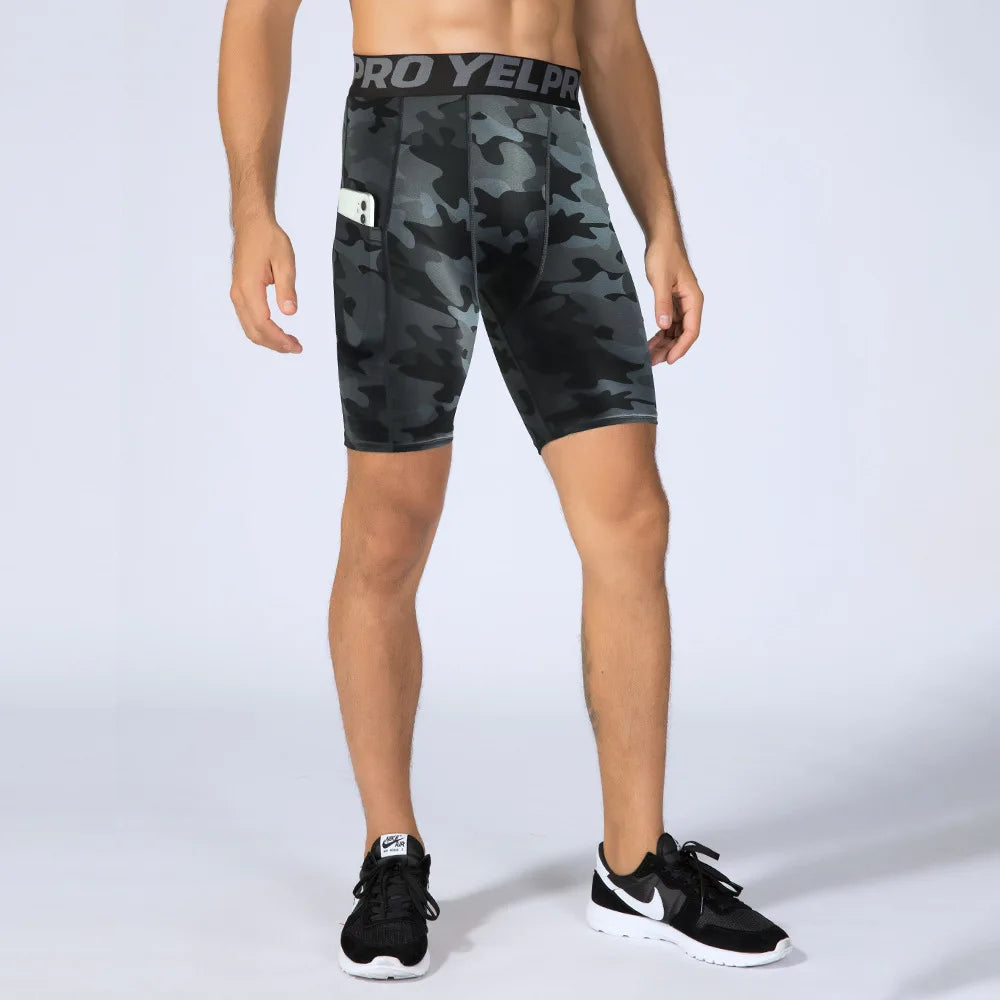 Compression Running Shorts with Pockets