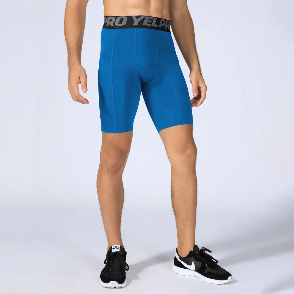 Compression Running Shorts with Pockets