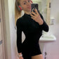 One-Piece Zipper Workout Jumpsuit