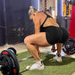 Scrunch Gym Zipper Jumpsuit & Workout Shorts Set