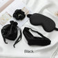 4-Piece Silk Eye Mask & Headband Set