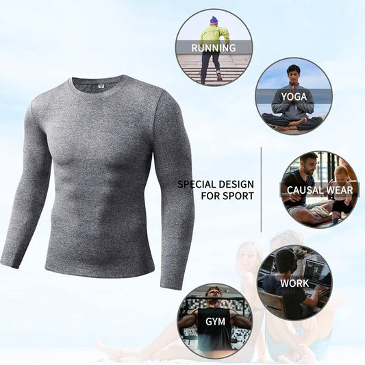 Compression Long Sleeve Running Shirt