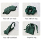 4-Piece Silk Eye Mask & Headband Set