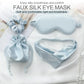 4-Piece Silk Eye Mask & Headband Set
