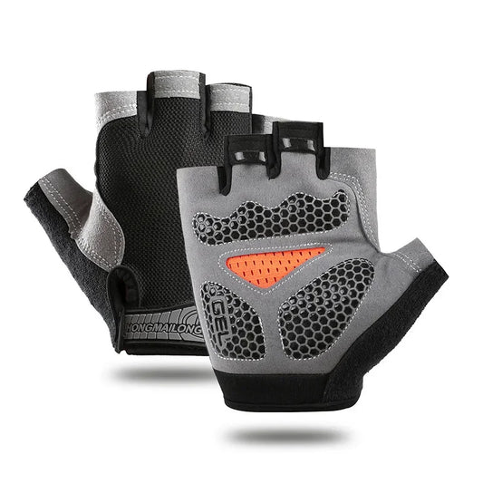 Half-Finger Gel Pad Fitness Gloves for Workout & Cycling