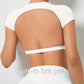 Hearuisavy Backless Breathable Sports Crop Top