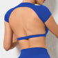 Backless Sports Crop Top